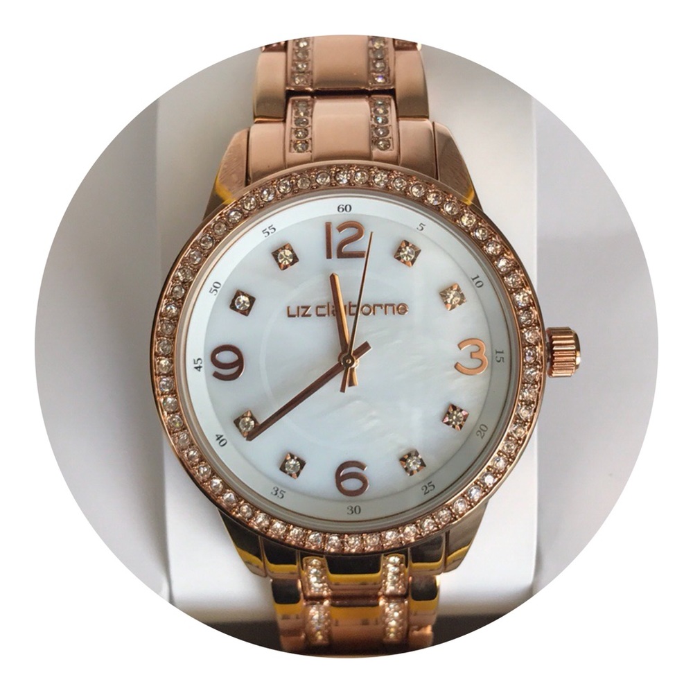 • Liz Claiborne RoseGold Watch •